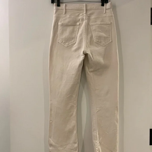 MOTHER Women's Light Tan The Hustler Ankle Fray, Size 27 - Picture 15 of 15